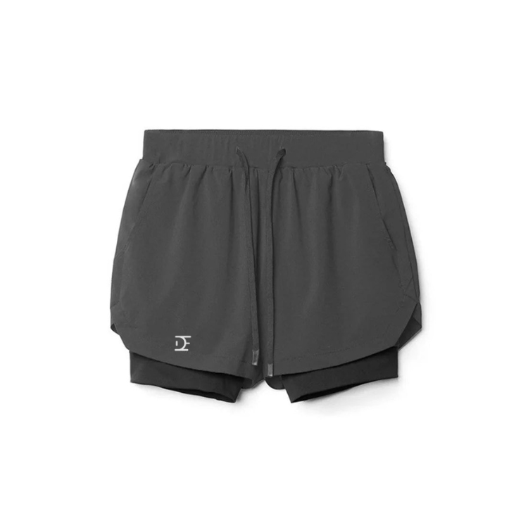 Short Esportivo Masculino Duas Camadas - RUNFLEX™