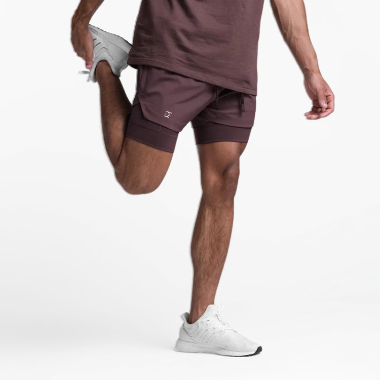 Short Esportivo Masculino Duas Camadas - RUNFLEX™